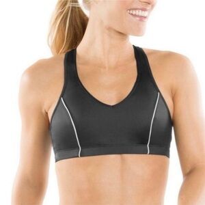 Moving Comfort Black Vixen High Impact Racerback Sports Bra